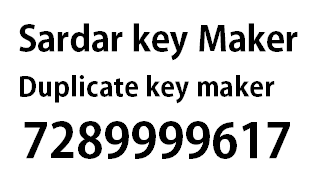 near me house Key Duplication Sardar Ji 7289999617, call 7289999617